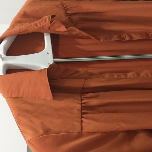 Rust shirt duster - Picture 2 of 3